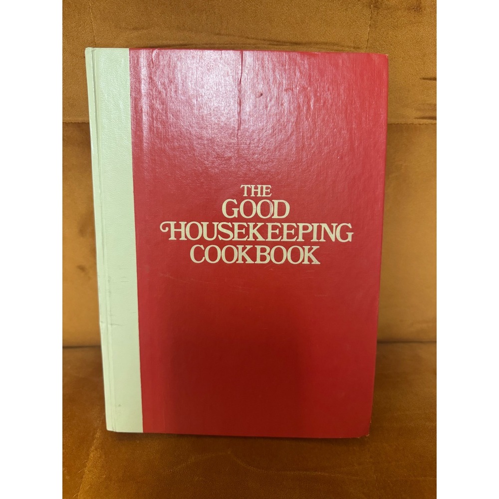 The Good Housekeeping Cookbook Vintage Hardcover ISBN 0878510141 Red Cream
